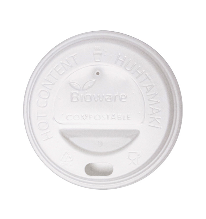 Lid for Paper Cup Hole White 4Oz/120ml Ø6,2cm (1000 Units)