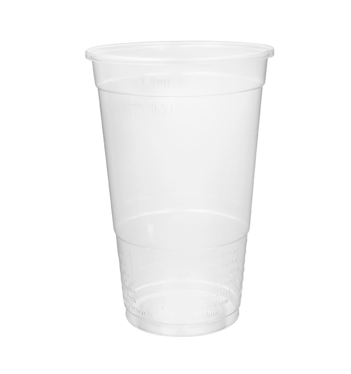 Plastic Cup PP Clear 400ml Ø9,4cm (800 Units)