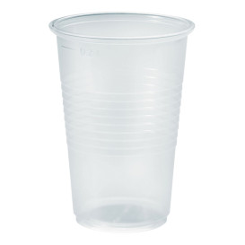 Plastic Cup PP Clear 230ml Ø7,0cm (100 Units)  