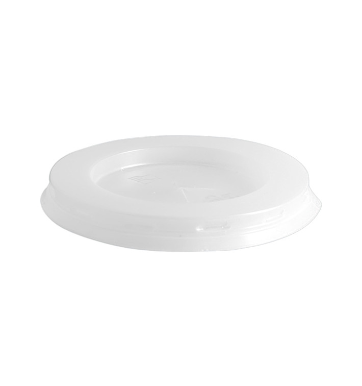 Plastic Lid PS Ø7,7cm for Cup 300ml (100 Units)  