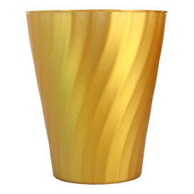 Plastic Cup PP "X-Table" Gold 320ml (8 Units) 