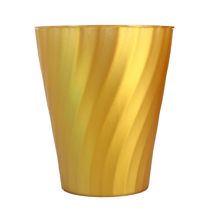 Plastic Cup PP "X-Table" Gold 320ml (8 Units) 