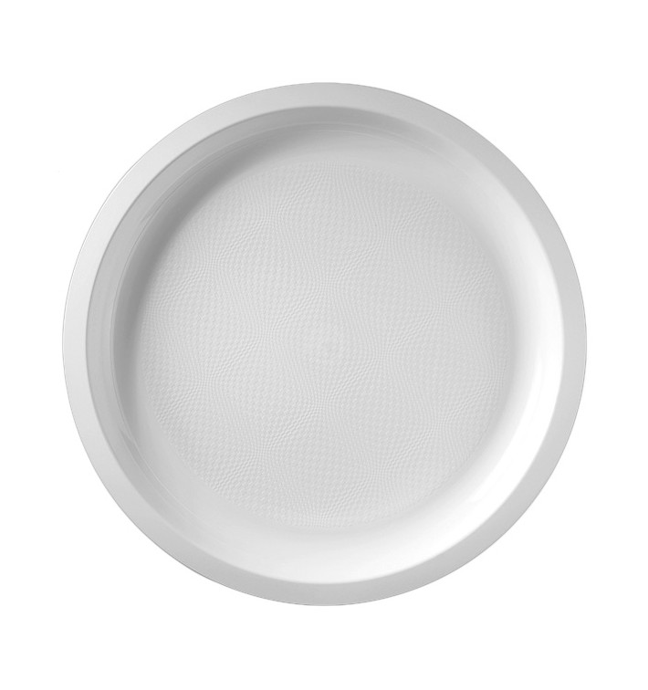 Plastic Plate White "Round" PP Ø29 cm (25 Units) 