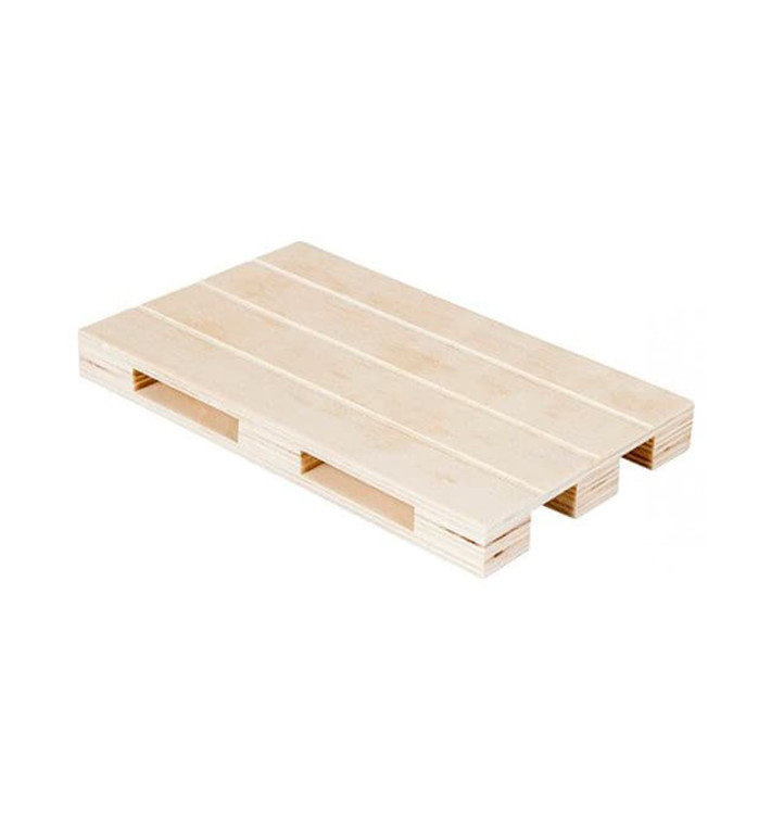 Wooden Mini Pallet Serving Platter 30x20x2cm (1 Unit) 