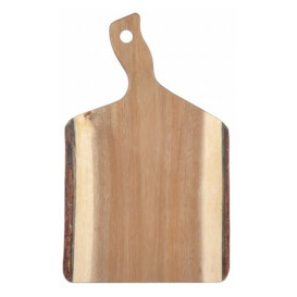 Wooden Serving Platter with Handle 35,5x23x1,9cm (8 Units)