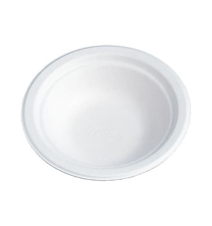 Molded Fiber Bowl "Chinet" White 340ml Ø16cm (140 Units)  