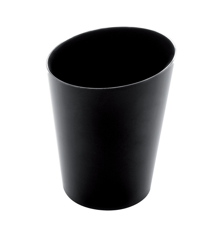 Plastic Tasting Cup PS Cone Shape Black 100 ml (10 Units) 