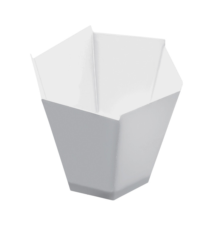 Plastic Tasting Cup PS "Gardenia" White 100 ml (500 Units)