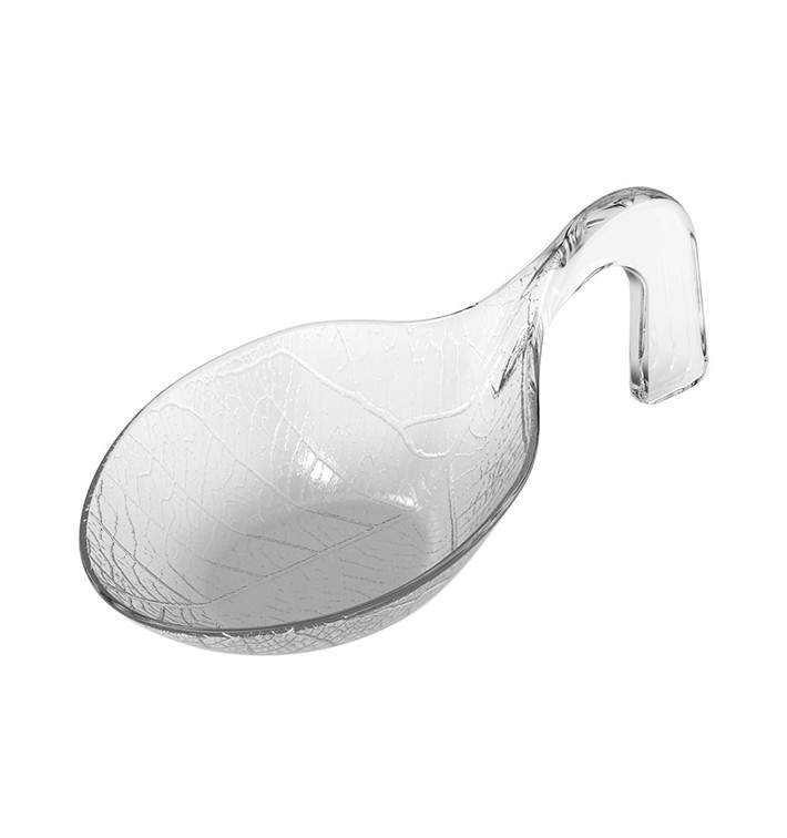 Tasting Spoon PS Crystal "Clorofilla" Clear 9,6cm (600 Units) 