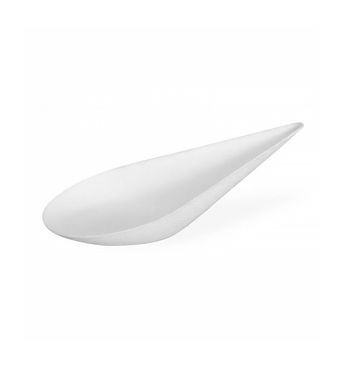 Sugarcane Tasting Spoon White 10x5,2cm (300 Units)