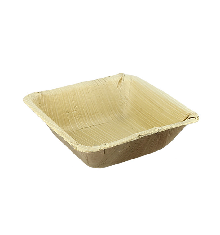 Palm Leaf Bowl 12x12x3cm (10 Units)