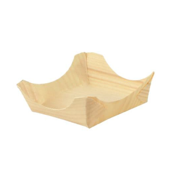 Pine Leaf Boat Tray 7,5x7,5x3cm (1000 Units)