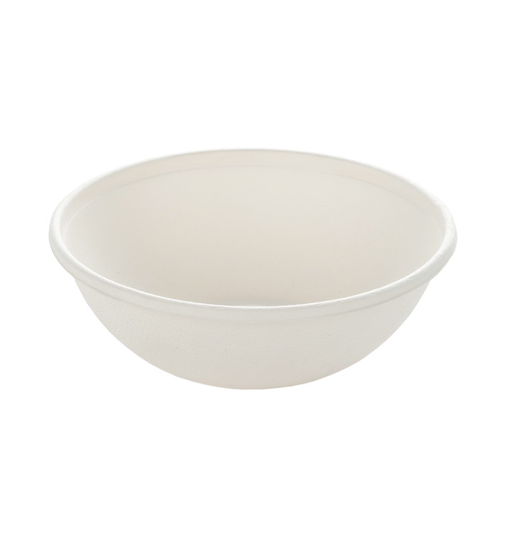 Sugarcane Mini Bowl Round Shape White 8x5cm (50 Units) 