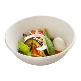 Sugarcane Mini Bowl Round Shape White 8x5cm (500 Units)