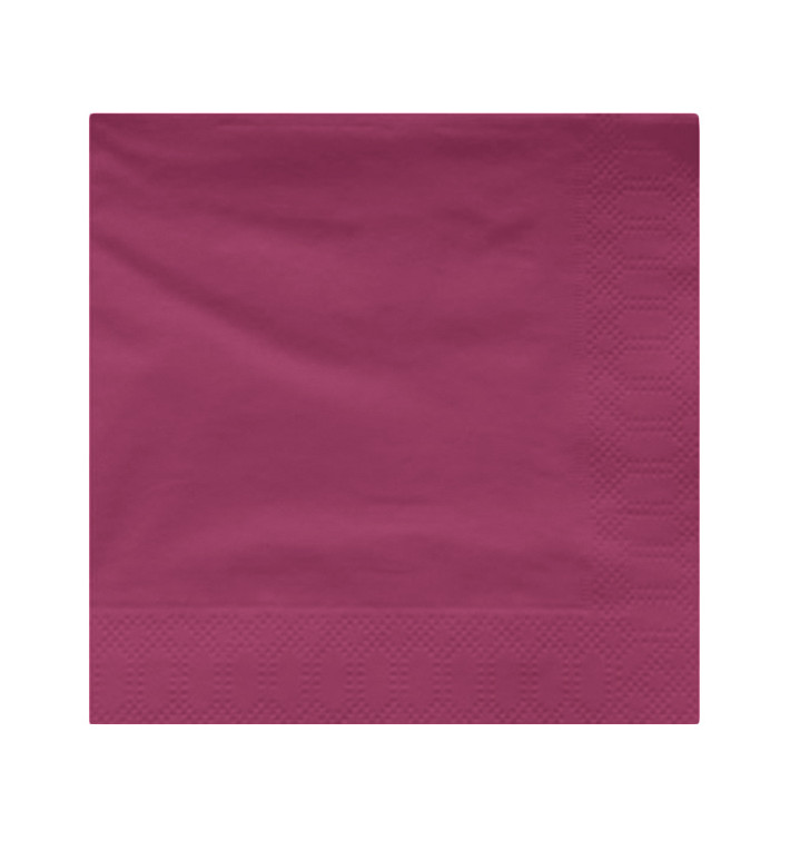 Paper Napkin Edging Fuchsia 20x20 2C (6000 Units)