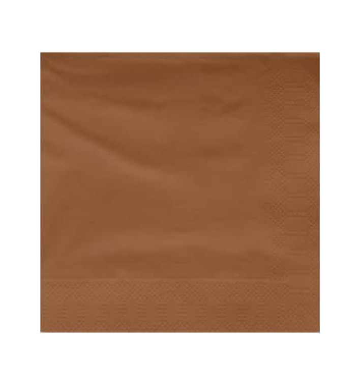 Paper Napkin Edging Brown 20x20 2C (6000 Units)