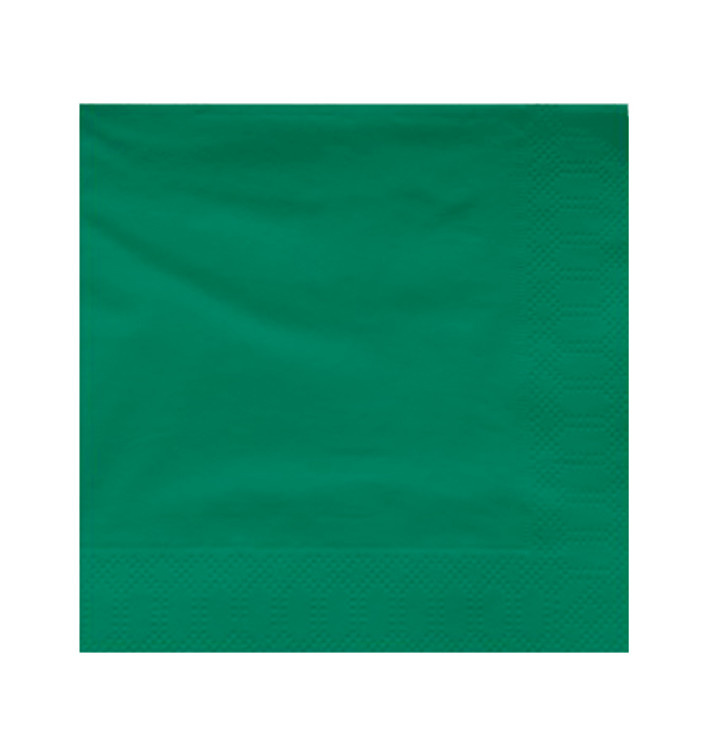 Paper Napkin Edging Green 20x20cm 2C (6000 Units)