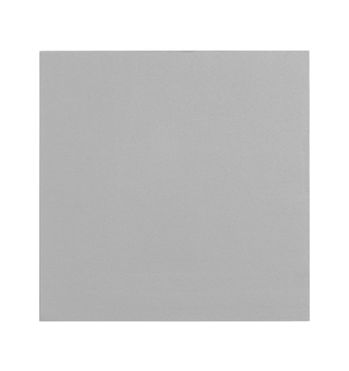 Paper Napkin Double Point Grey 2C 33x33cm (1350 Units)