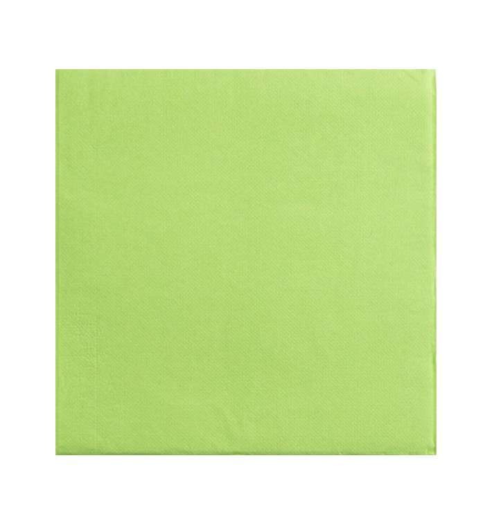 Paper Napkin Double Point Pistachio 2C 33x33cm (50 Units) 