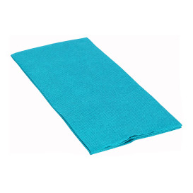 Paper Napkin Double Point 1/8 Turquoise 40x40cm (50 Units) 