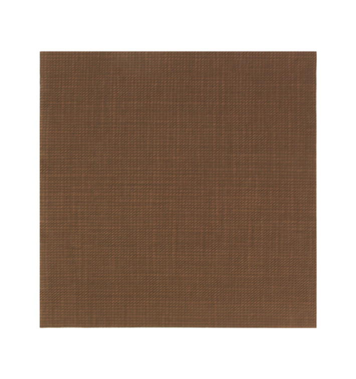 Paper Napkin Double Point 40x40cm "Between Lines" Brown (1000 Units)