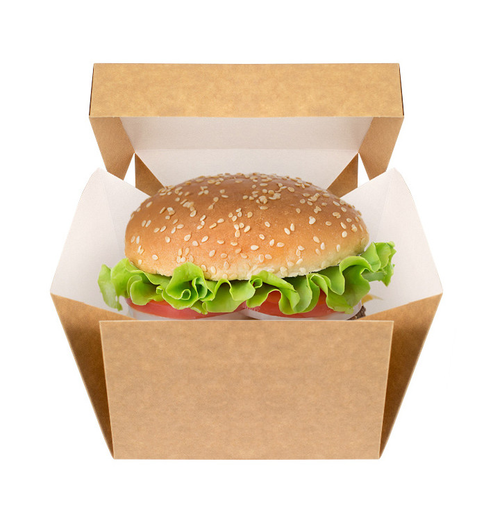 Cardboard box burguer