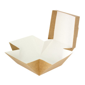 Gourmet Burger Box Kraft 13x13x10cm (150 Units)