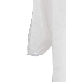 Disposable Lab Coat TST PP Velcro White 3XL 35gr (50 Units)