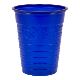 Plastic Cup PS Dark Blue 200ml Ø7cm (50 Units) 