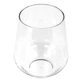 Plastic Glass Tritan "Elegance" Reusable Clear 390ml  (1 Unit) 