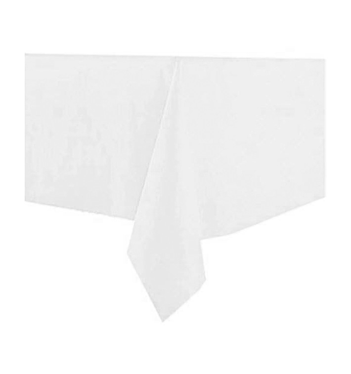 Tablecloth Novotex Non-Woven White 100x100cm (150 Units)  