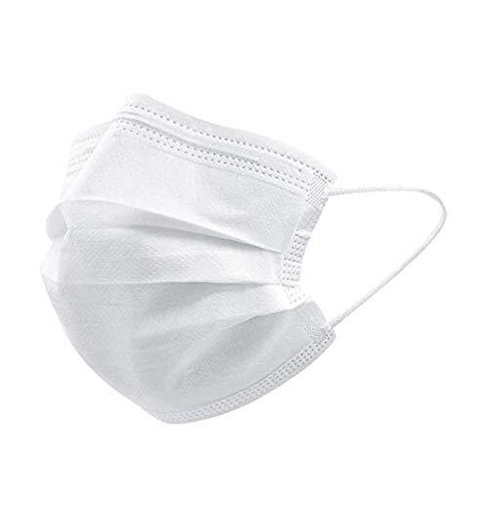 Disposable Surgical Mask Triple Layer Type I White (1000 Units)