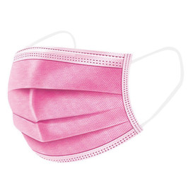 Disposable Surgical Mask Triple Layer Type I Pink (1000 Units)