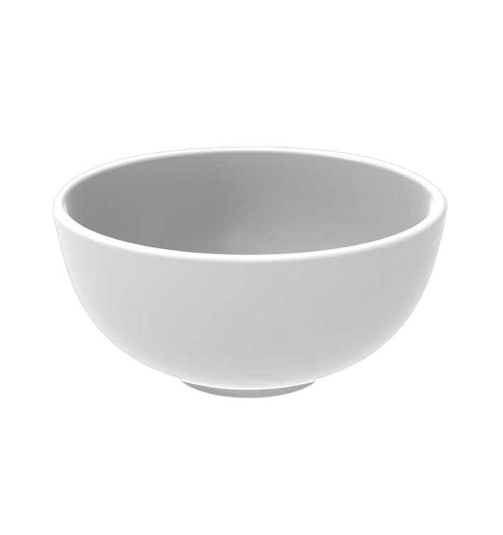 Tasting Plastic Bowl Durable SAN "Classic" White 120ml (6 Units) 