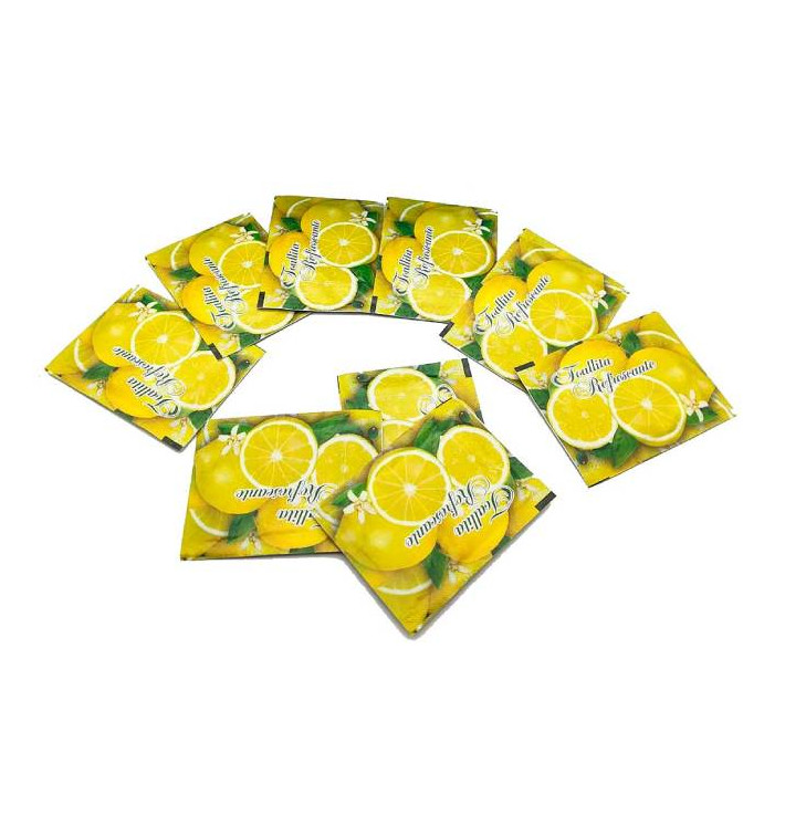 Lemon Refreshing Wipes "Lemons" motif (100 Units)