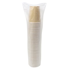 Paper Cup 9 Oz/280ml Kraft-Kraft Ø8,1cm (50 Units) 