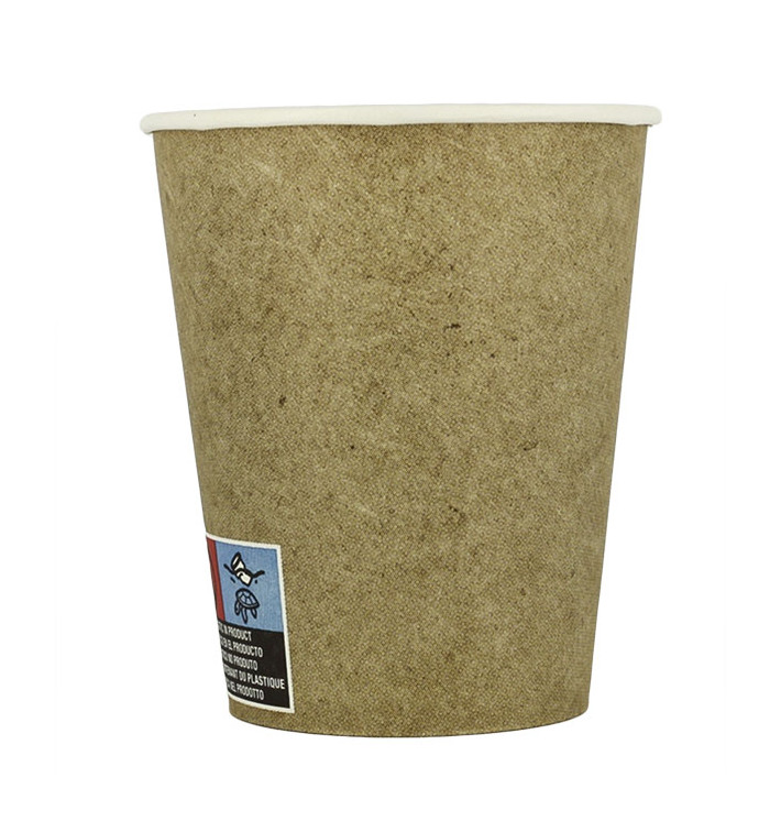 Paper Cup Eco-Friendly-Friendly Kraft 6Oz/180ml Ø7,0cm (3000 Units)