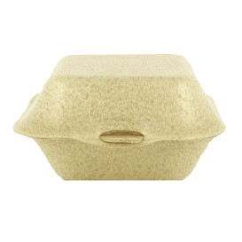 XPP Burger Boxes Take-Away Cream 13,5x13,5x7cm (100 Units)