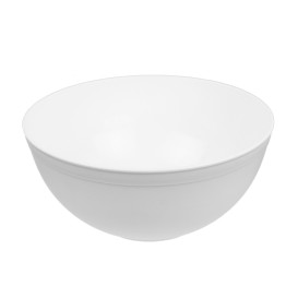 Bowl Reusable Durable PP Mineral White 2l Ø20cm (1 Unit)