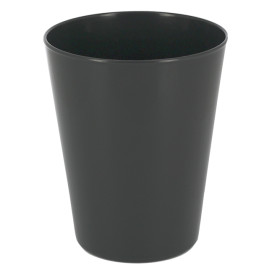 Reusable Cup Durable PP Mineral Anthracite 330ml (6 Units)