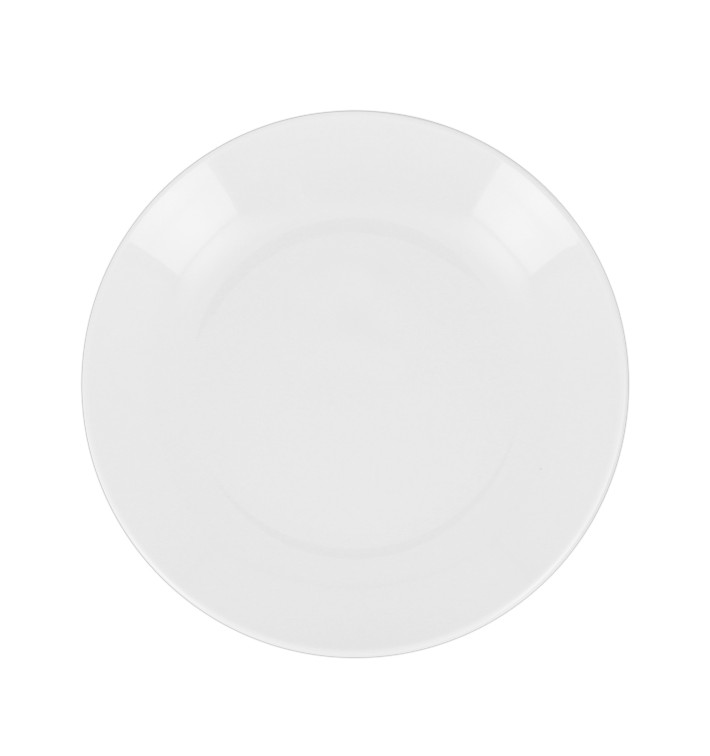 Reusable Plate Durable CPET Stoven White Ø17,5cm (6 Units)