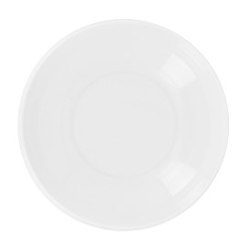 Reusable Plate Durable CPET Stoven White Ø19cm (6 Units)