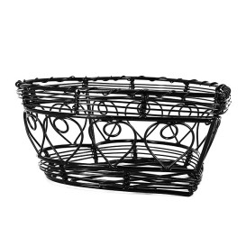 Serving Basket Containers Steel Heart Shape Black 18x18x9cm (1 Unit) 