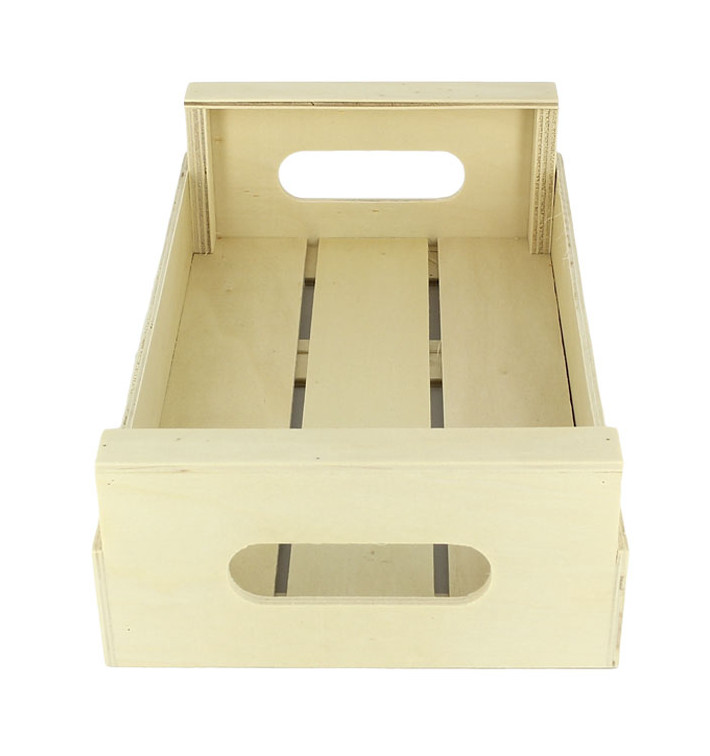 Wooden Display Box with Handle 25x15x7,5cm (1 Unit) 