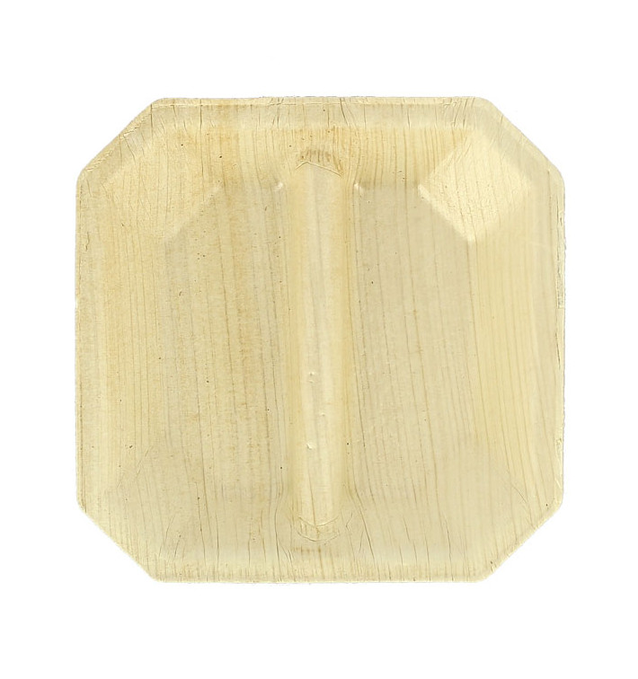 Palm Leaf Mini Plate Square Shape 2C 10x10cm (10 Units)