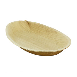 Palm Leaf Plate Oval Shape 19x12cm (10 Units) 