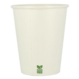 Plastic-Free Paper Cup 8 Oz/240ml Caramel Ø8,0cm (50 Units)