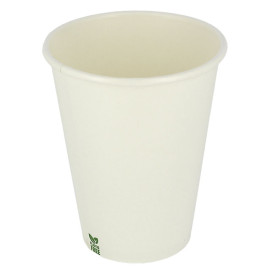 Plastic-Free Paper Cup 14 Oz/420ml White Ø9cm (50 Units)