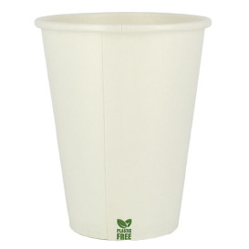 Plastic-Free Paper Cup 14 Oz/420ml White Ø9cm (1.000 Units)