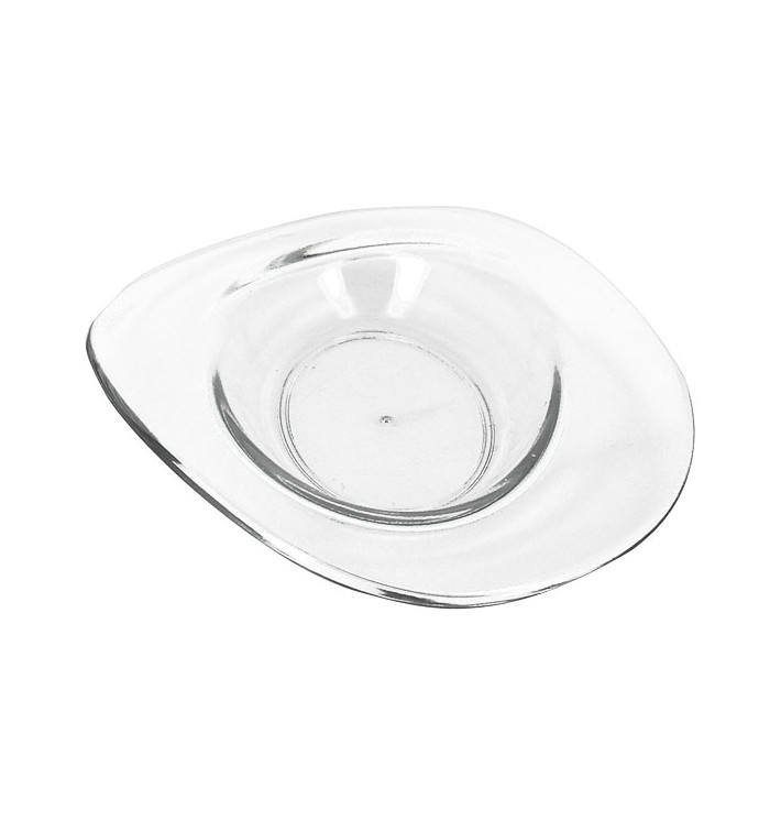 Tasting Plastic Plate Durable SAN "Ellipse" Clear 10ml (96 Units)